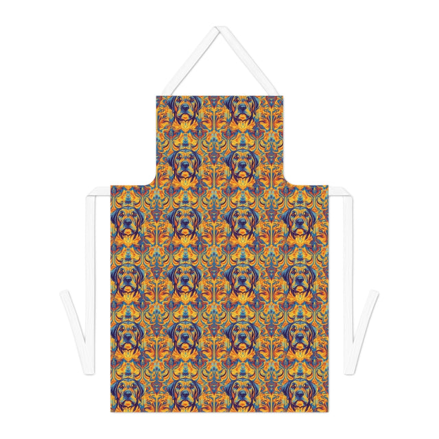 Baroque Flames Lab Apron