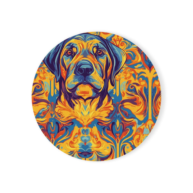 Baroque Flames Lab Coasters