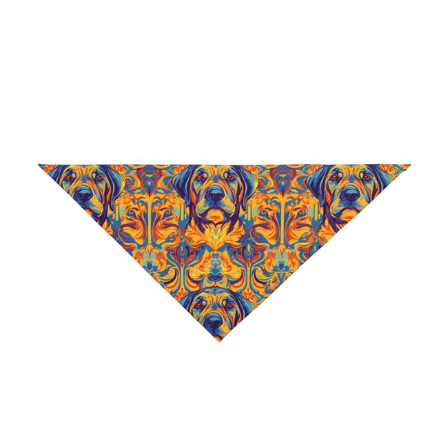 Baroque Flames Lab Pet Bandana