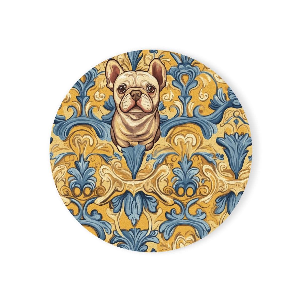 Baroque Frenchie Majesty Coasters