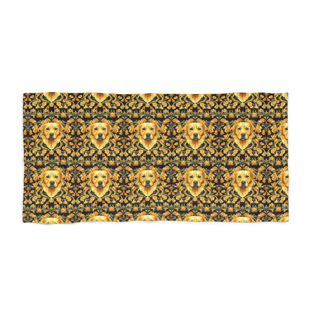 Baroque Golden Hour Beach Towel