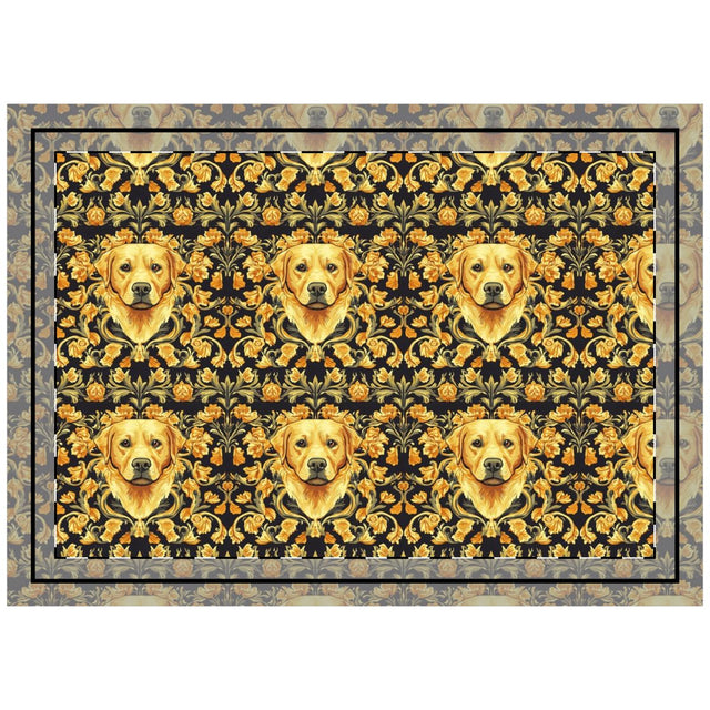 Baroque Golden Hour Throw Pillow