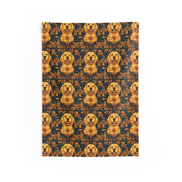 Baroque Golden Majesty Wall Tapestry