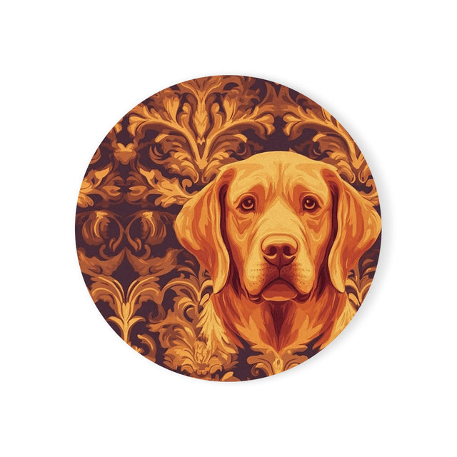 Baroque Golden Retriever Coasters