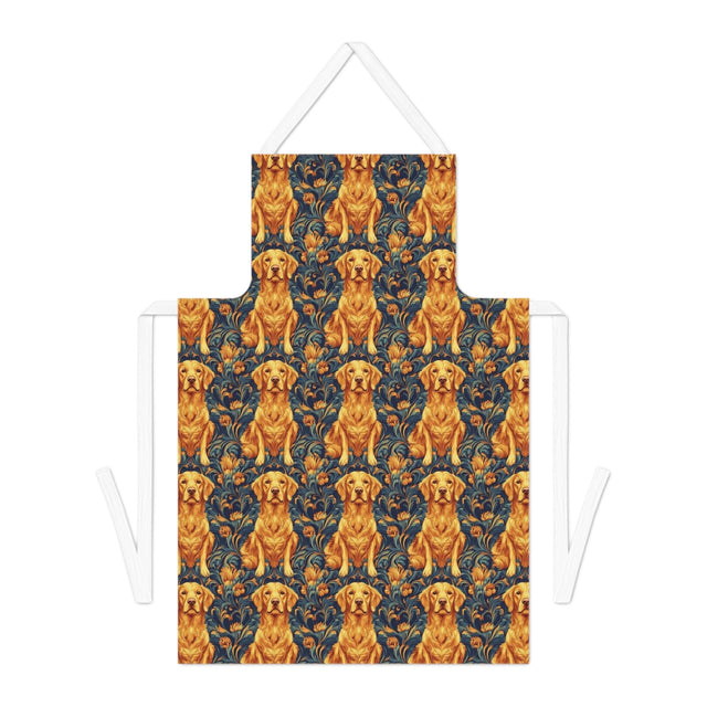 Baroque Golden Retrievers Apron