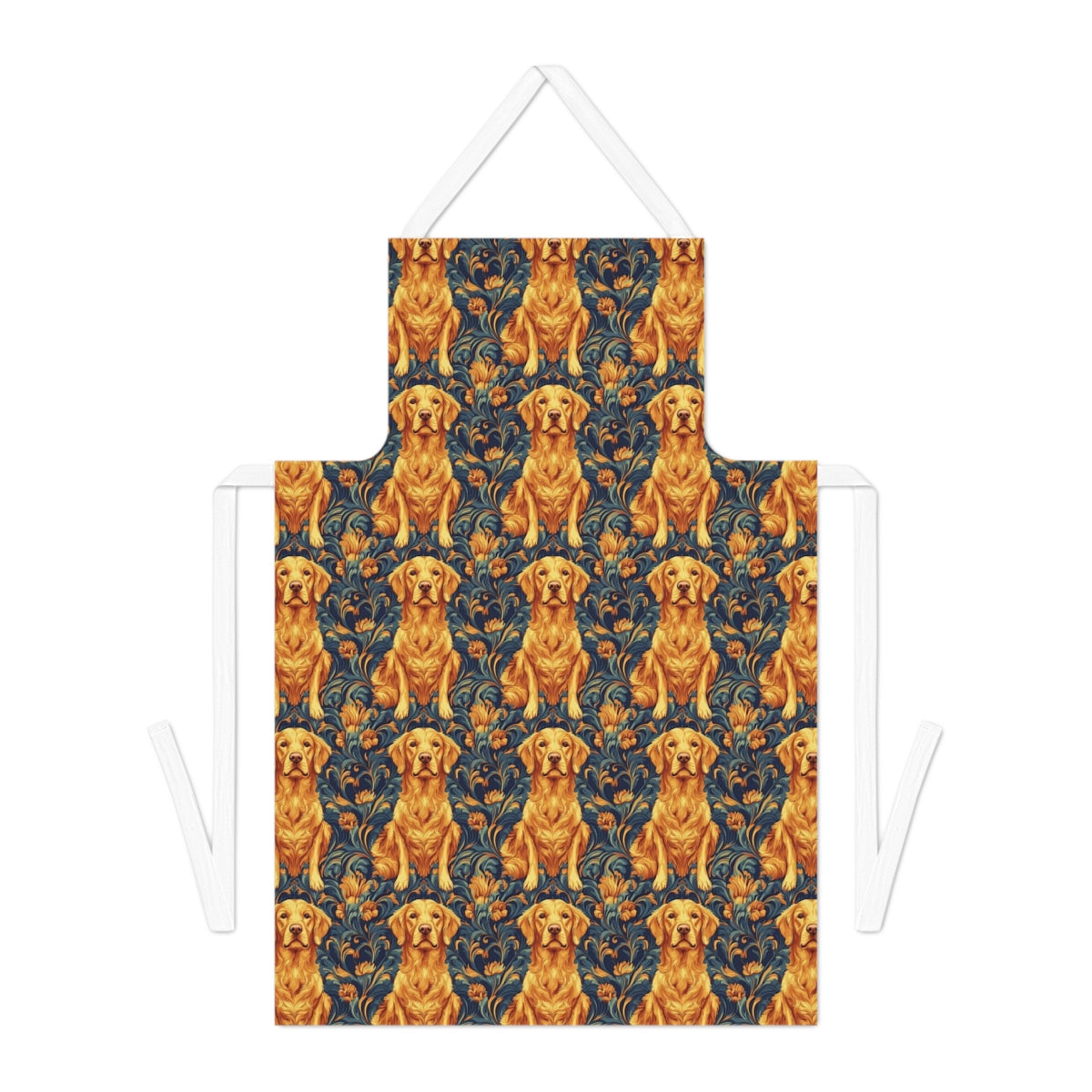 Baroque Golden Retrievers Apron