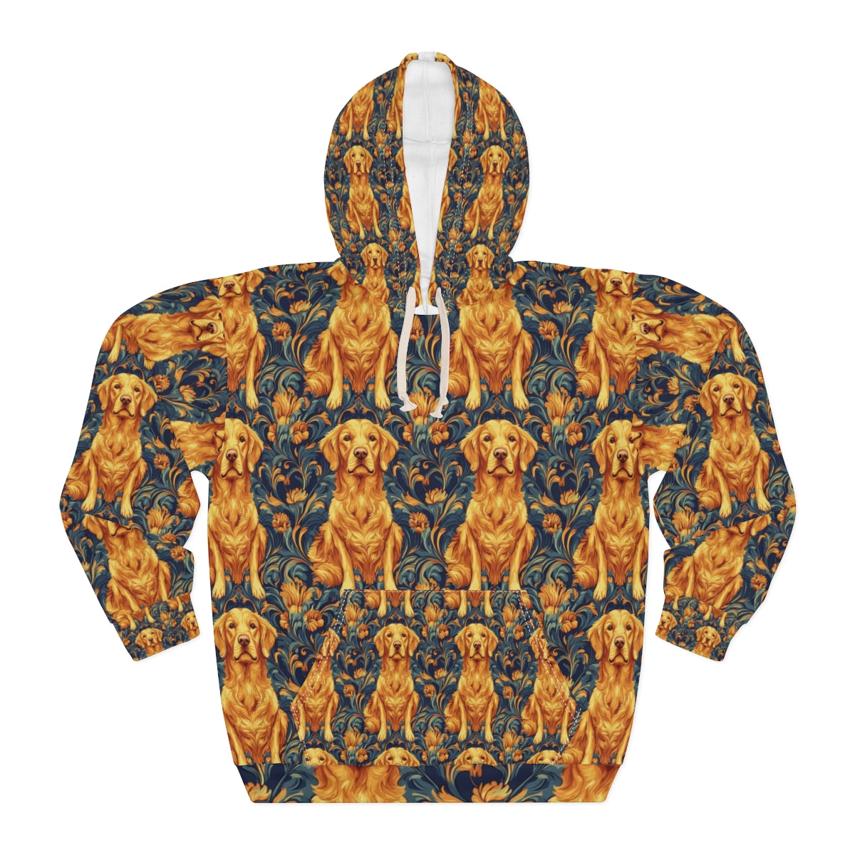 Baroque Golden Retrievers Hoodie