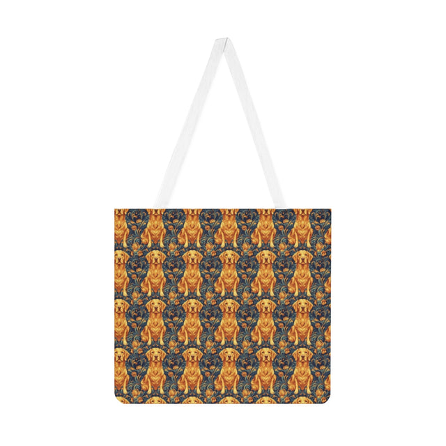 Baroque Golden Retrievers Tote Bag