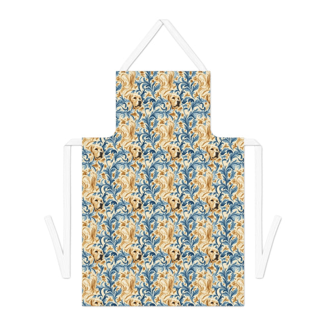 Baroque Golden Waves Apron