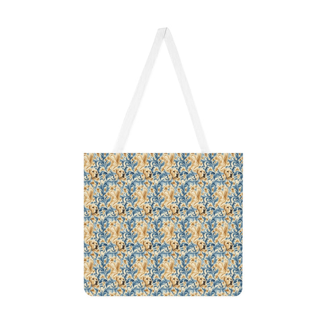 Baroque Golden Waves Tote Bag
