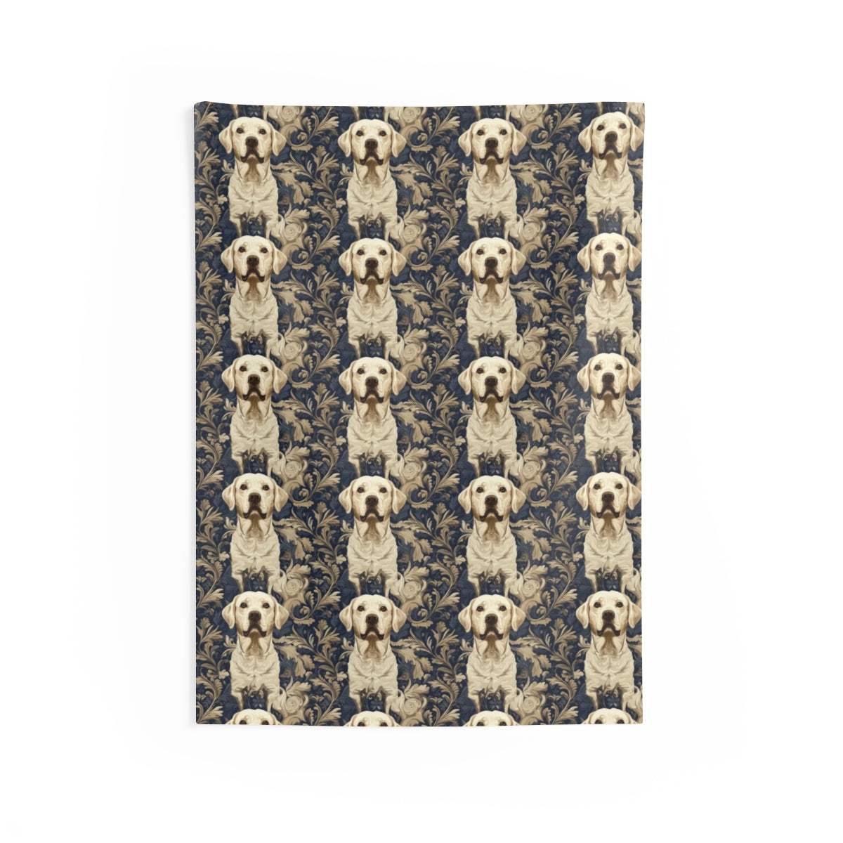 Baroque Labrador Nobility Wall Tapestry