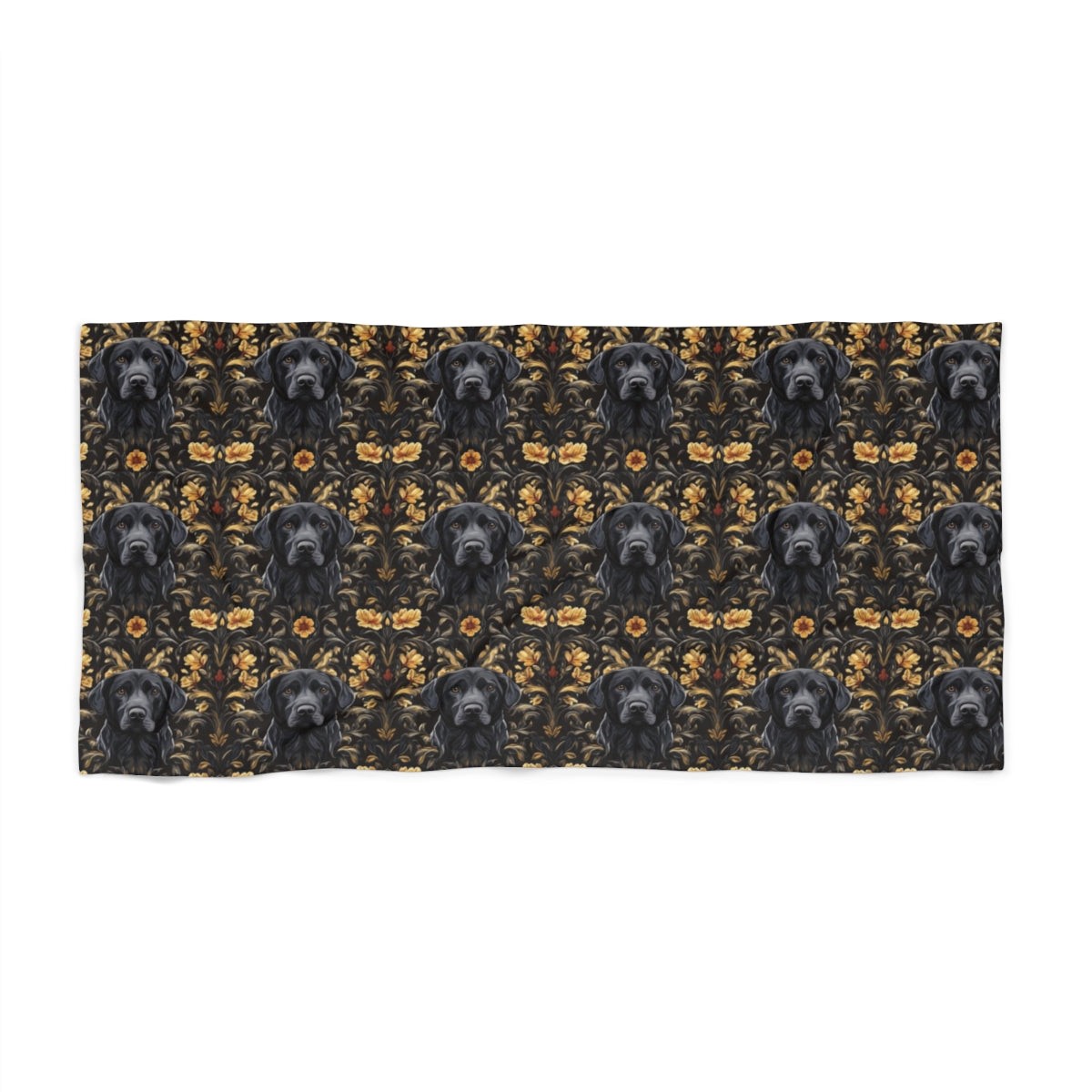 Baroque Midnight Labs Beach Towel