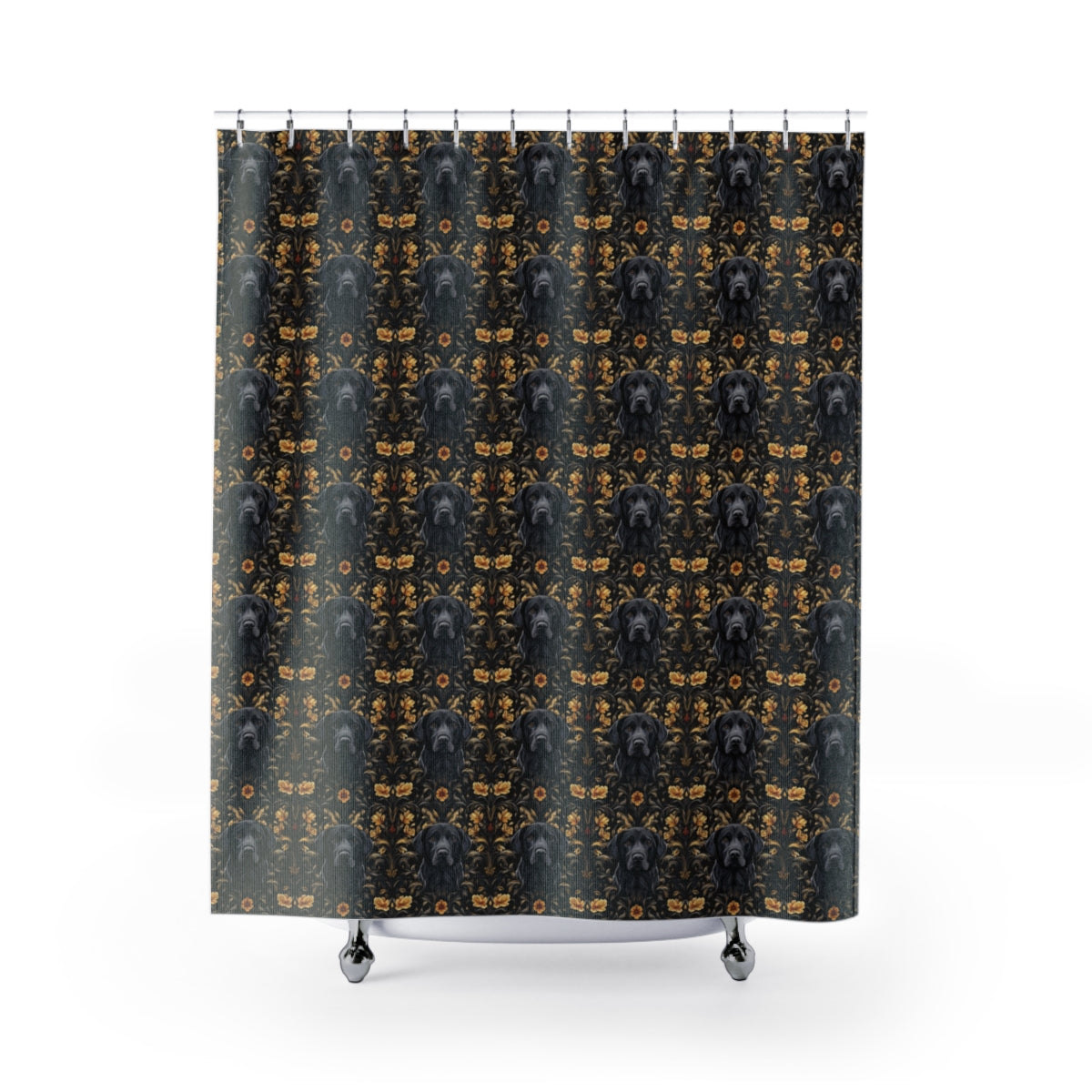 Baroque Midnight Labs Shower Curtain