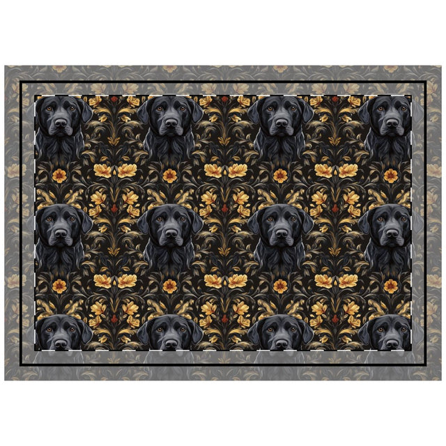 Baroque Midnight Labs Throw Pillow