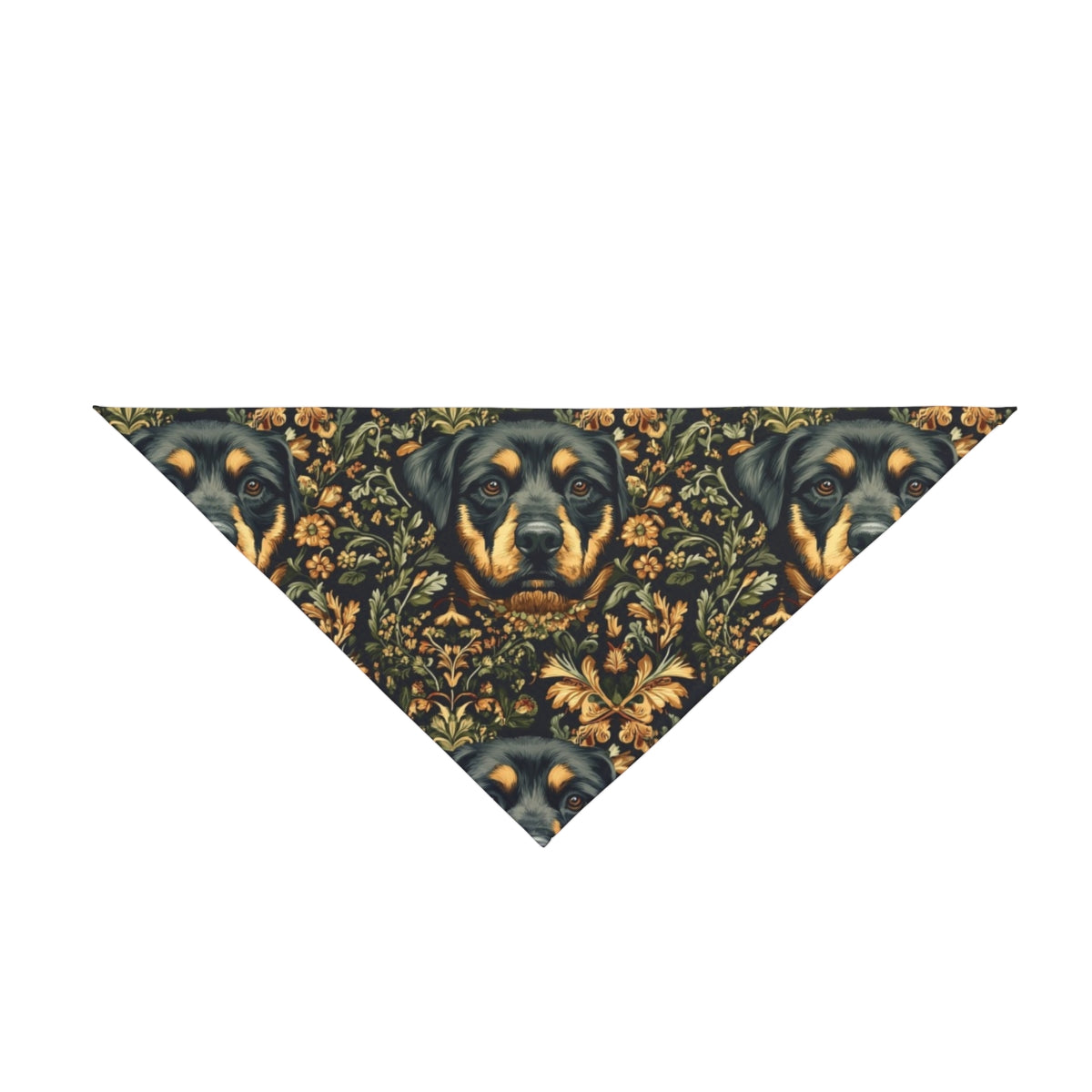 Baroque Rottweiler Tapestry Pet Bandana