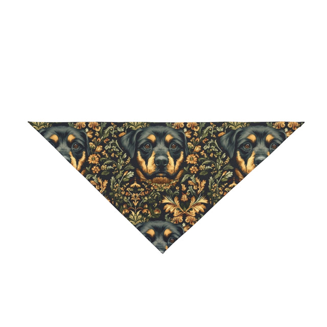 Baroque Rottweiler Tapestry Pet Bandana