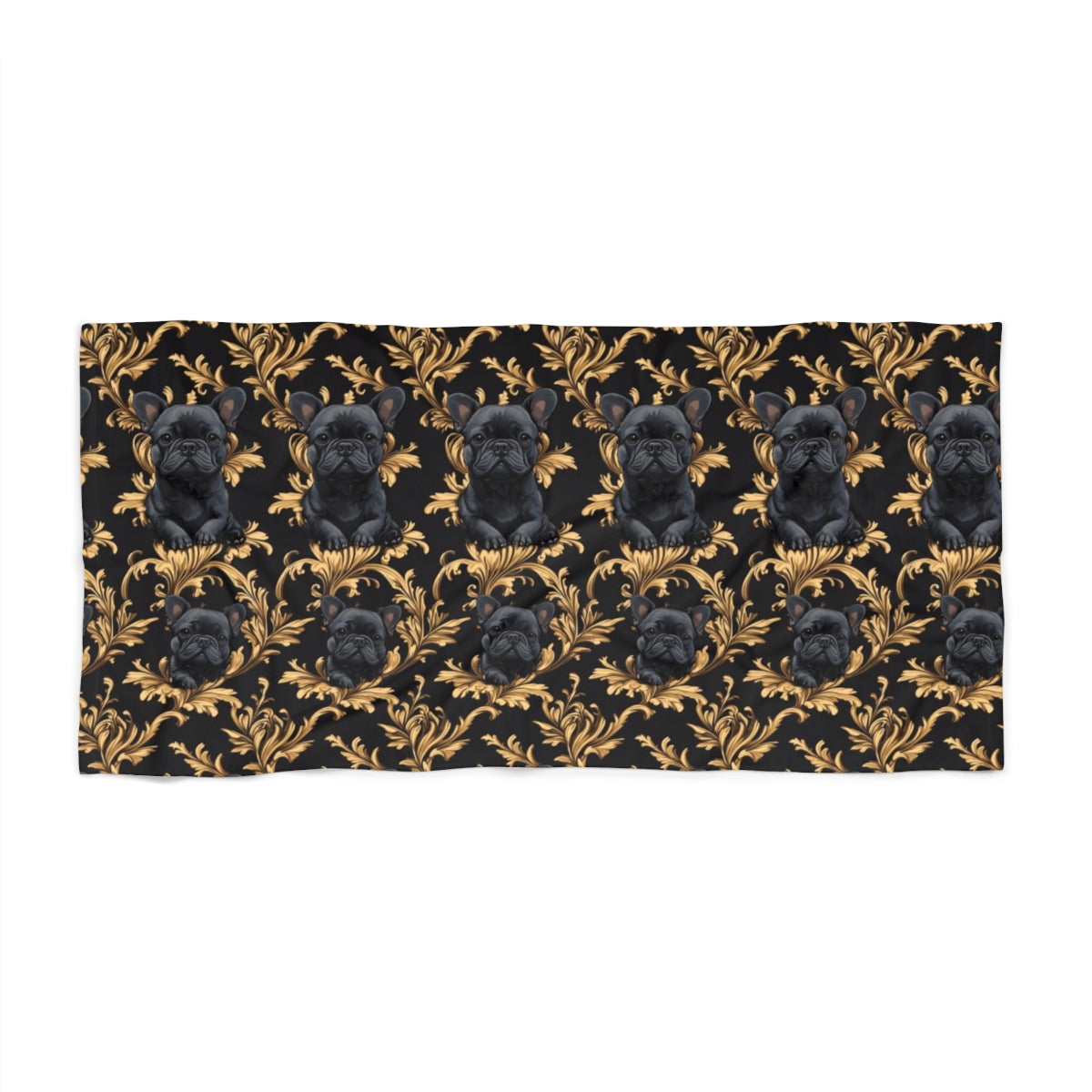 Baroque Shadows Beach Towel