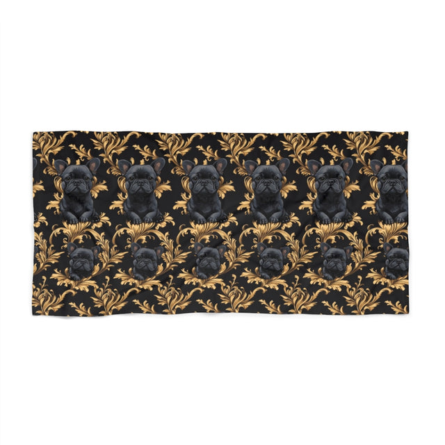 Baroque Shadows Beach Towel