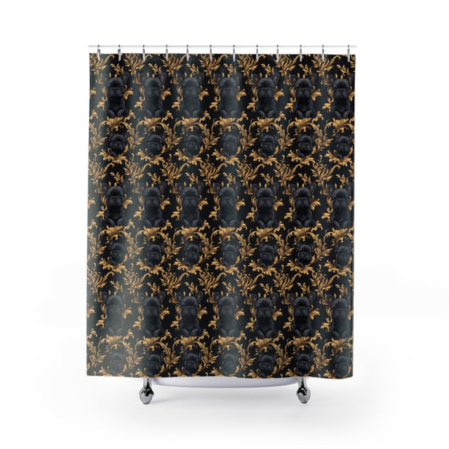 Baroque Shadows Shower Curtain