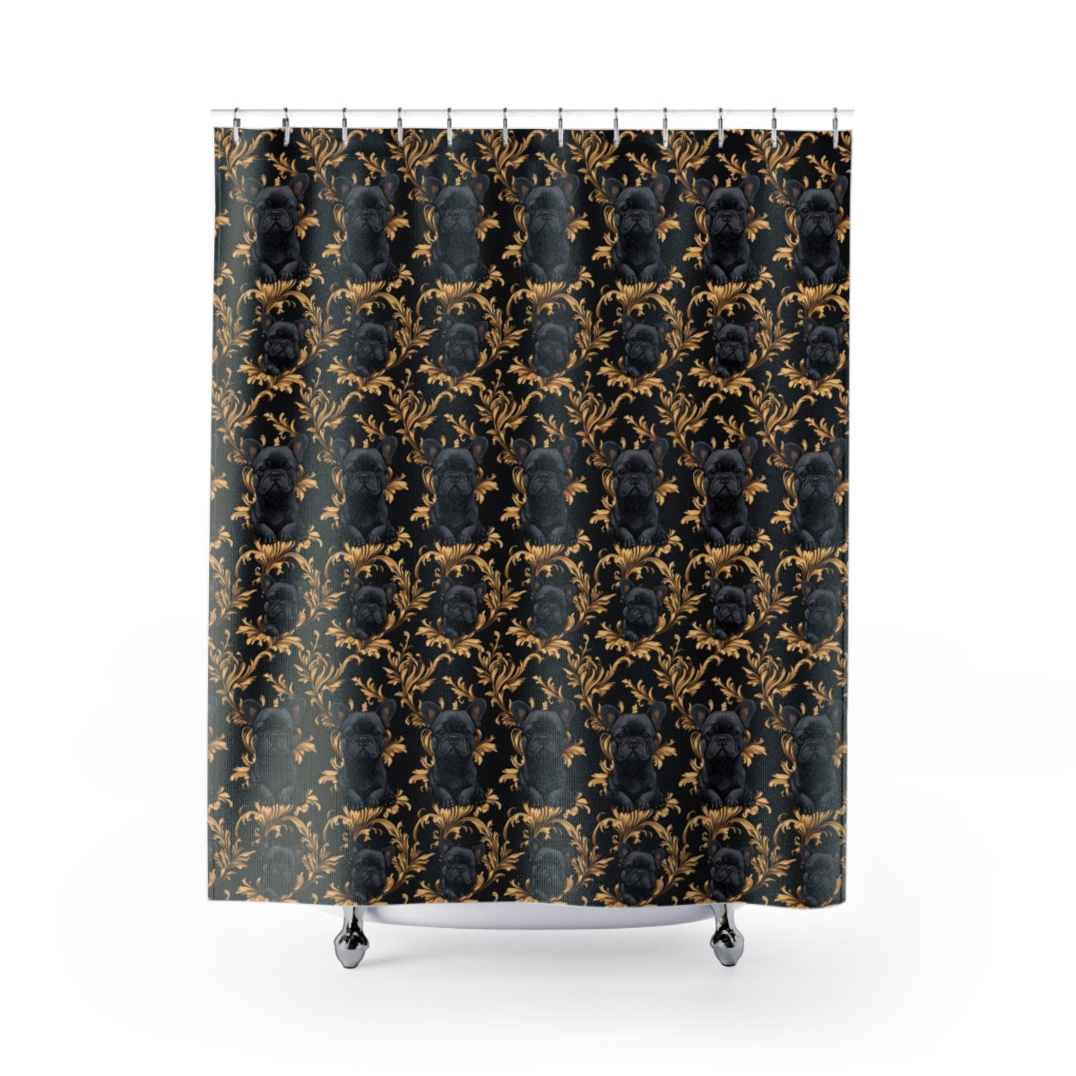 Baroque Shadows Shower Curtain