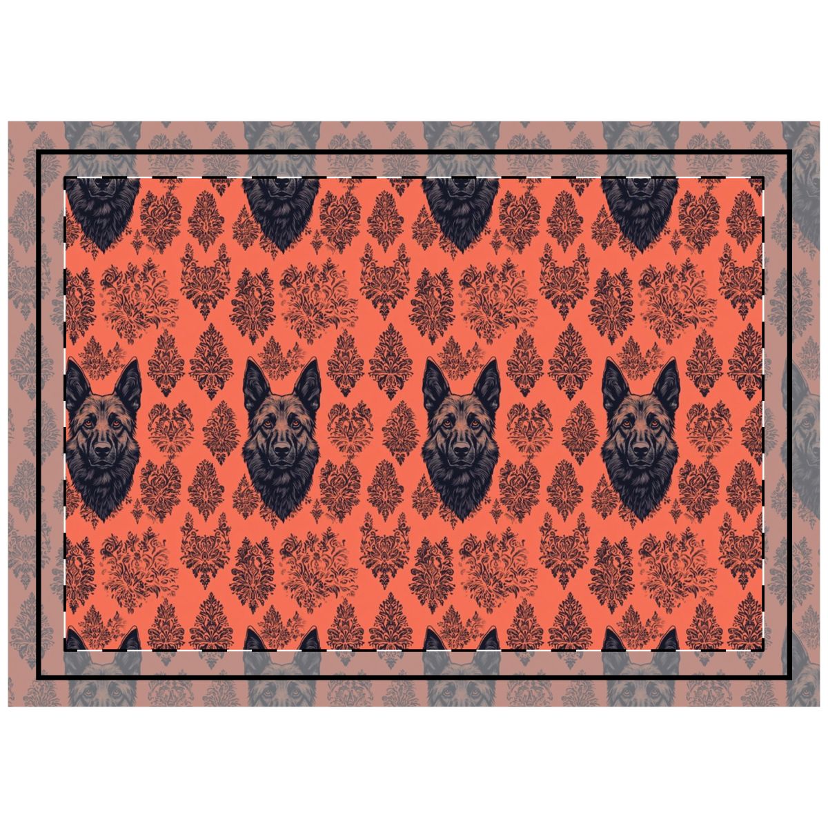 Baroque Shepherd Majesty Throw Pillow