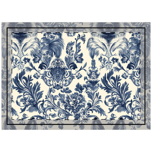 Baroque Shepherd Toile Throw Pillow