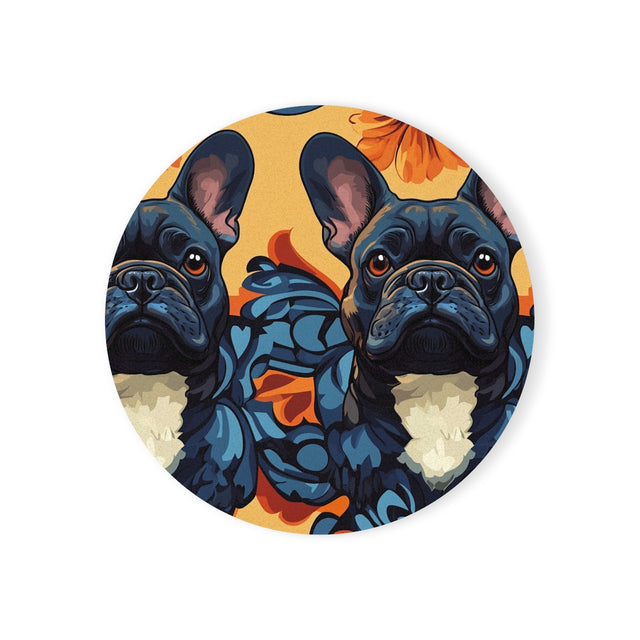Baroque Waves Frenchies Coasters