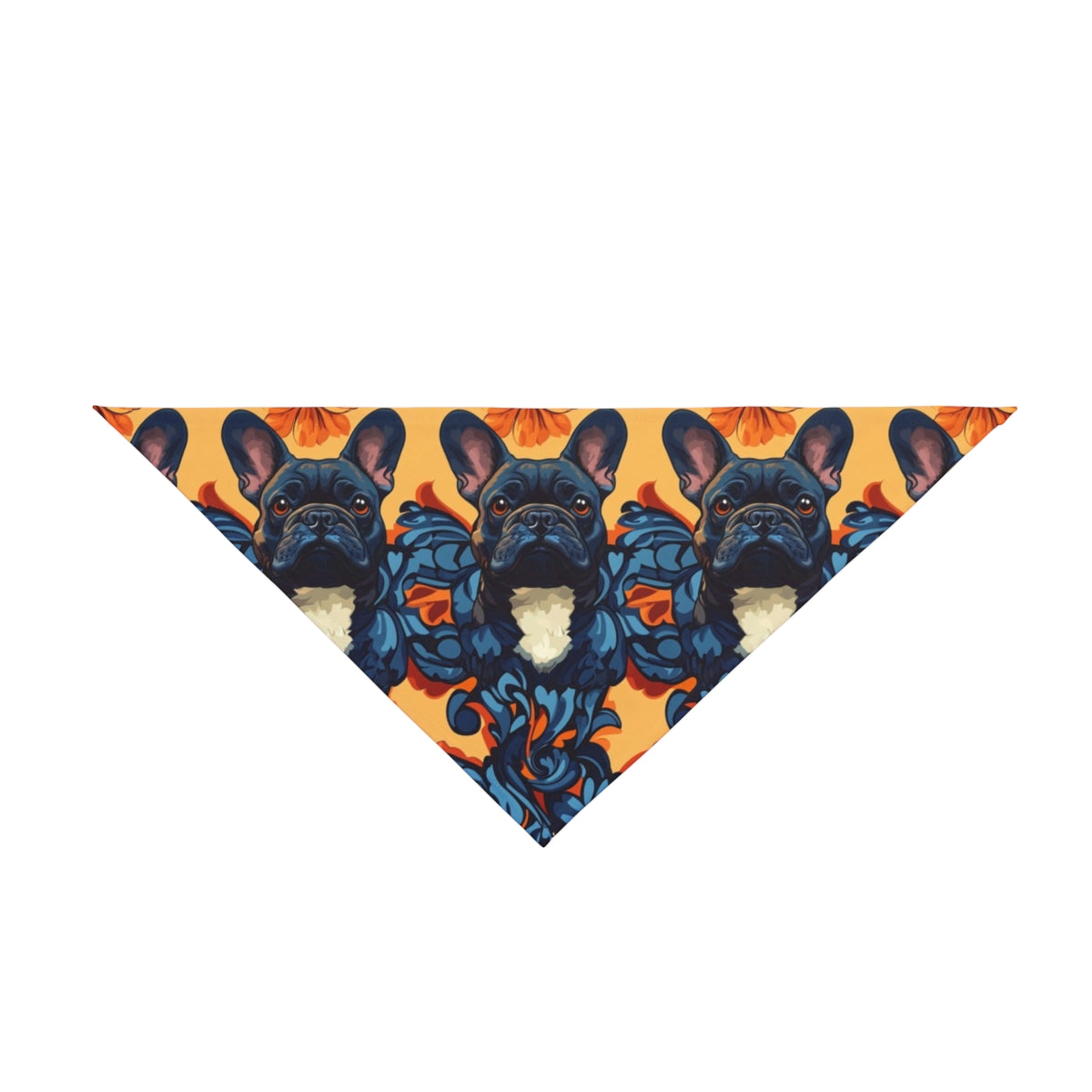 Baroque Waves Frenchies Pet Bandana