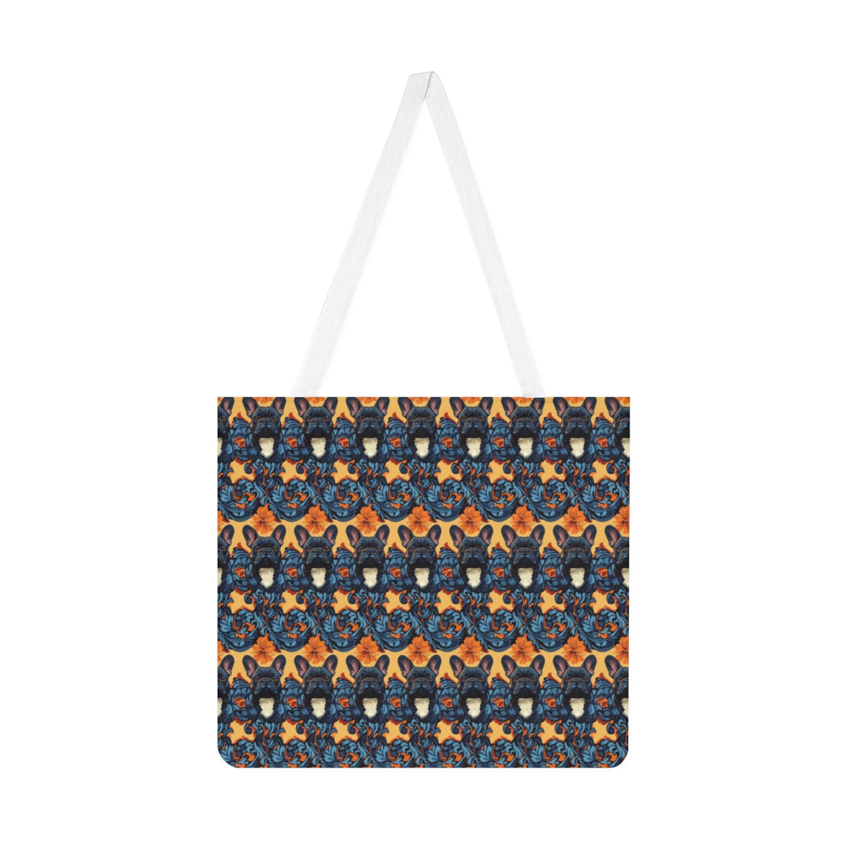 Baroque Waves Frenchies Tote Bag