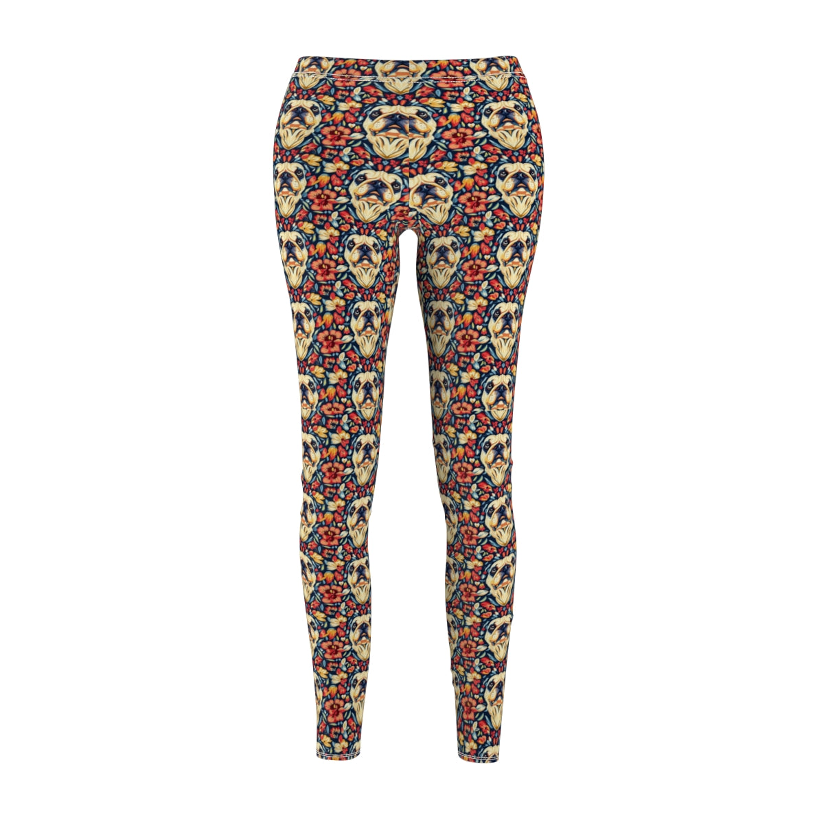 Blooming Bulldogs Fiesta Leggings