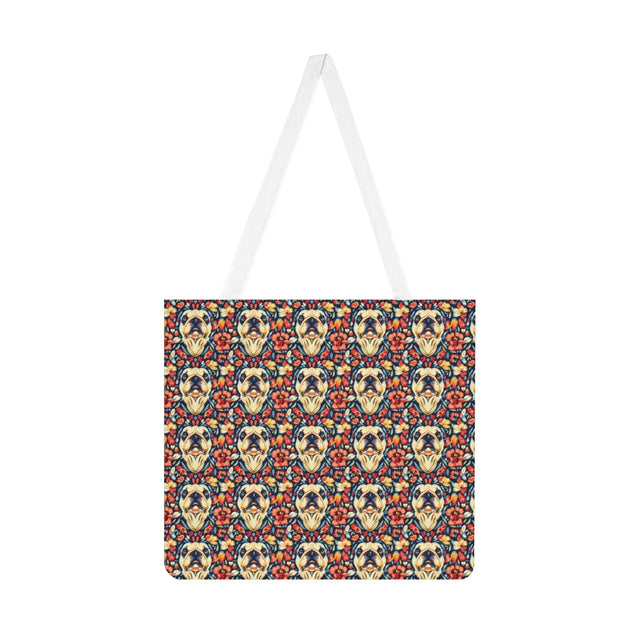 Blooming Bulldogs Fiesta Tote Bag
