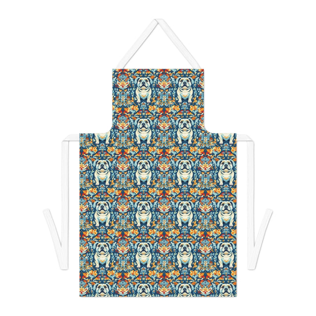 Bohemian Blooms Bulldogs Apron