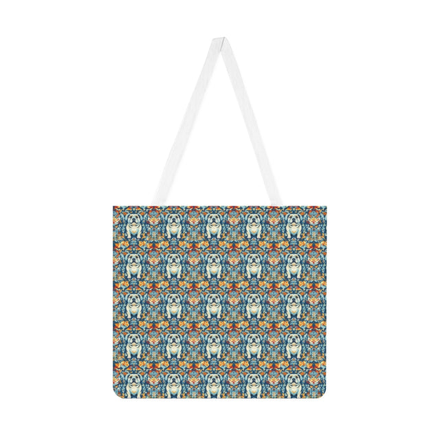Bohemian Blooms Bulldogs Tote Bag