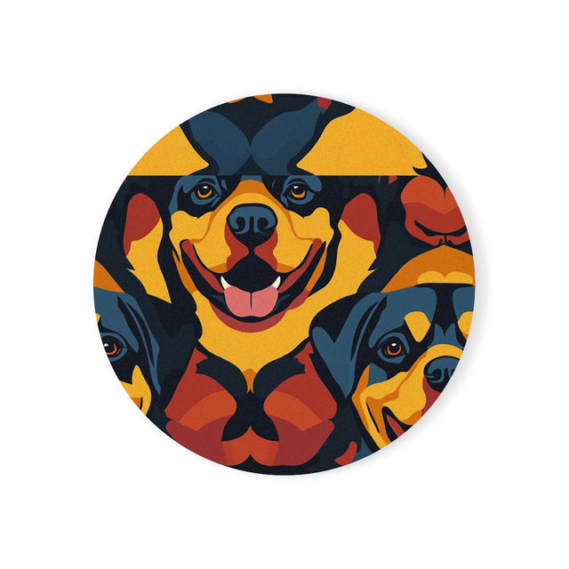 Bold Pop Rottweilers Coasters