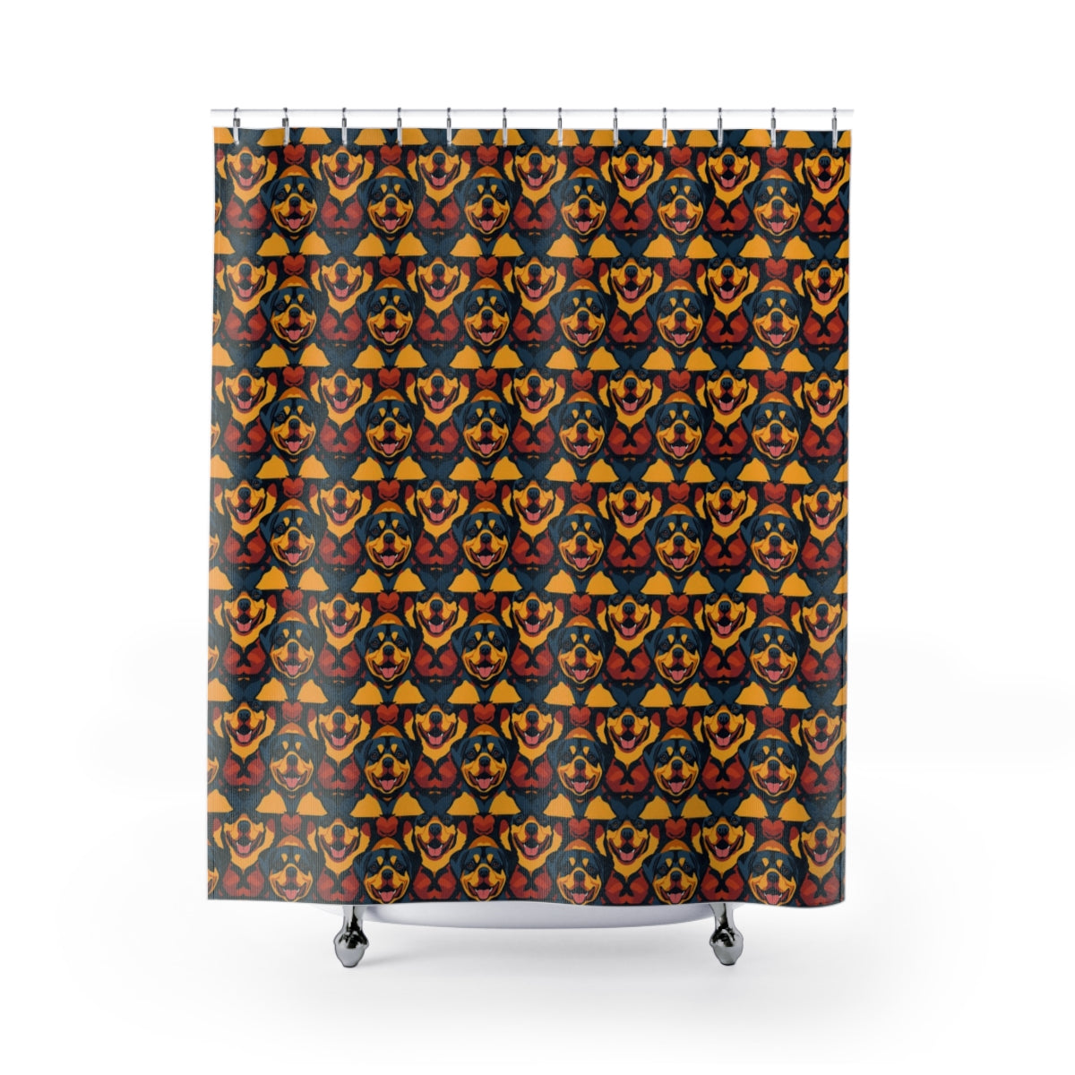 Bold Pop Rottweilers Shower Curtain