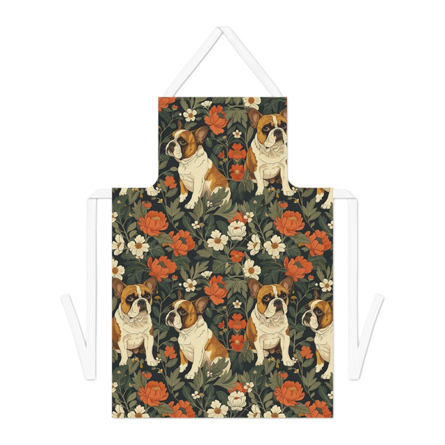 Botanical Bulldog Garden Apron