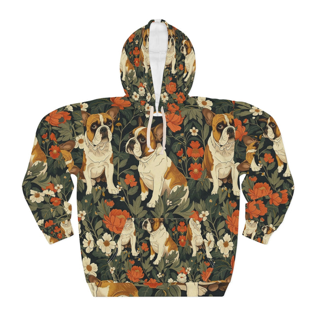Botanical Bulldog Garden Hoodie