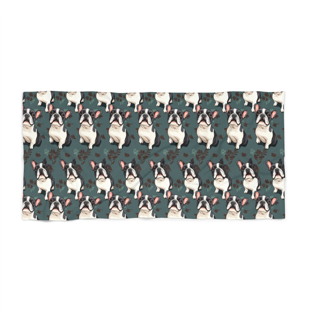 Botanical Bulldog Reverie Beach Towel