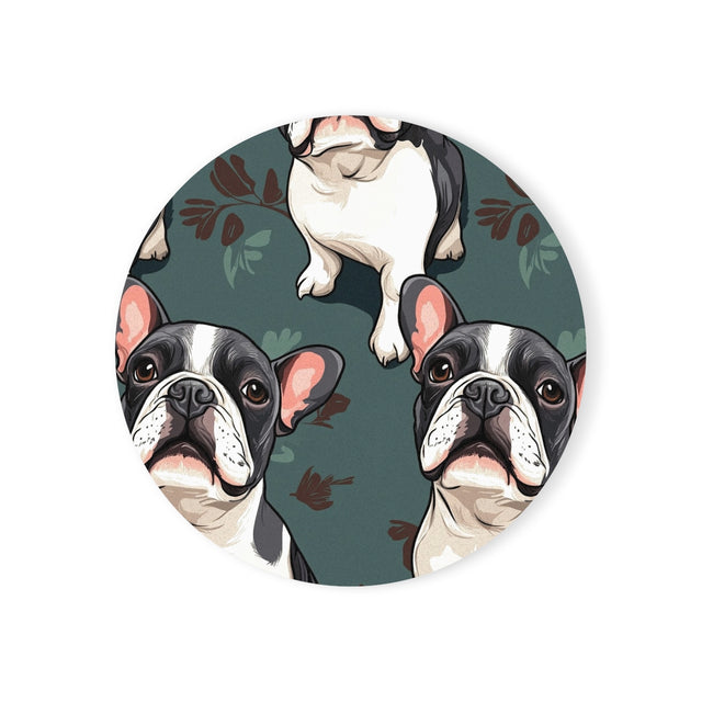Botanical Bulldog Reverie Coasters