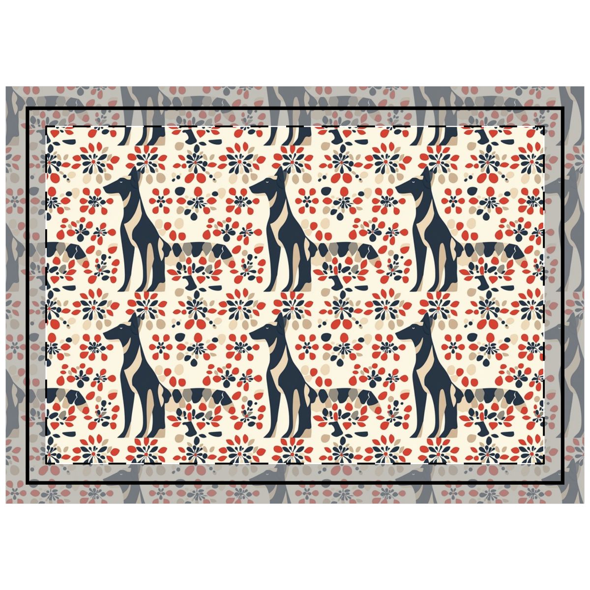 Botanical Dane Reverie Throw Pillow