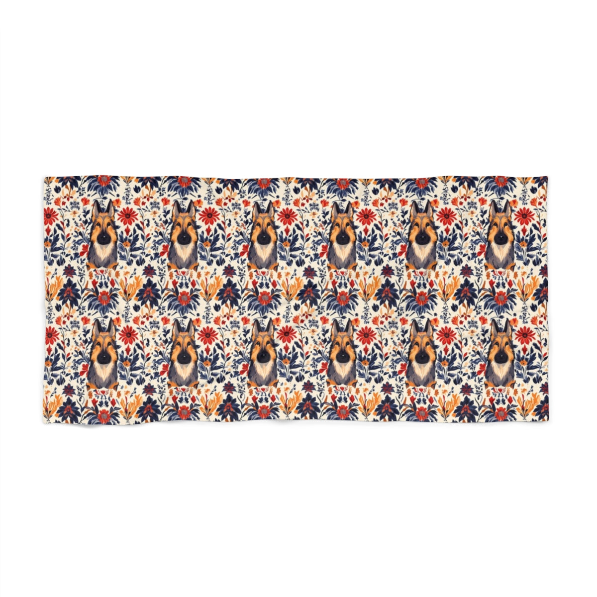 Botanical Shepherd Symphony Beach Towel