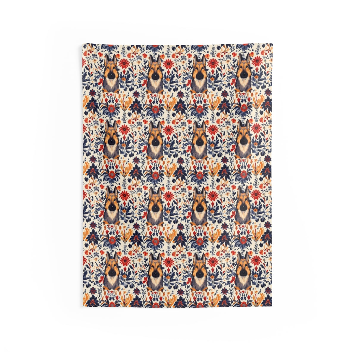 Botanical Shepherd Symphony Wall Tapestry