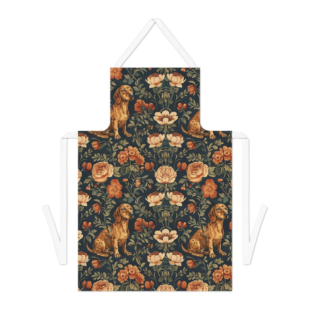 Botanical Tapestry Dachshunds Apron