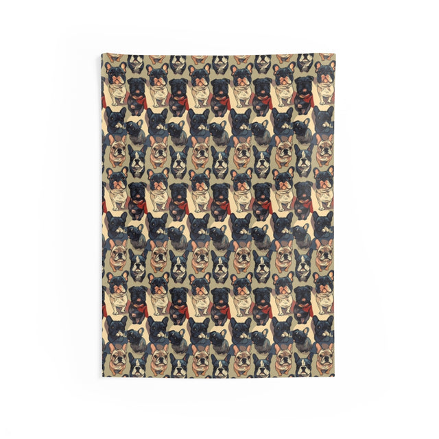 Brindle Boulevard Frenchies Wall Tapestry
