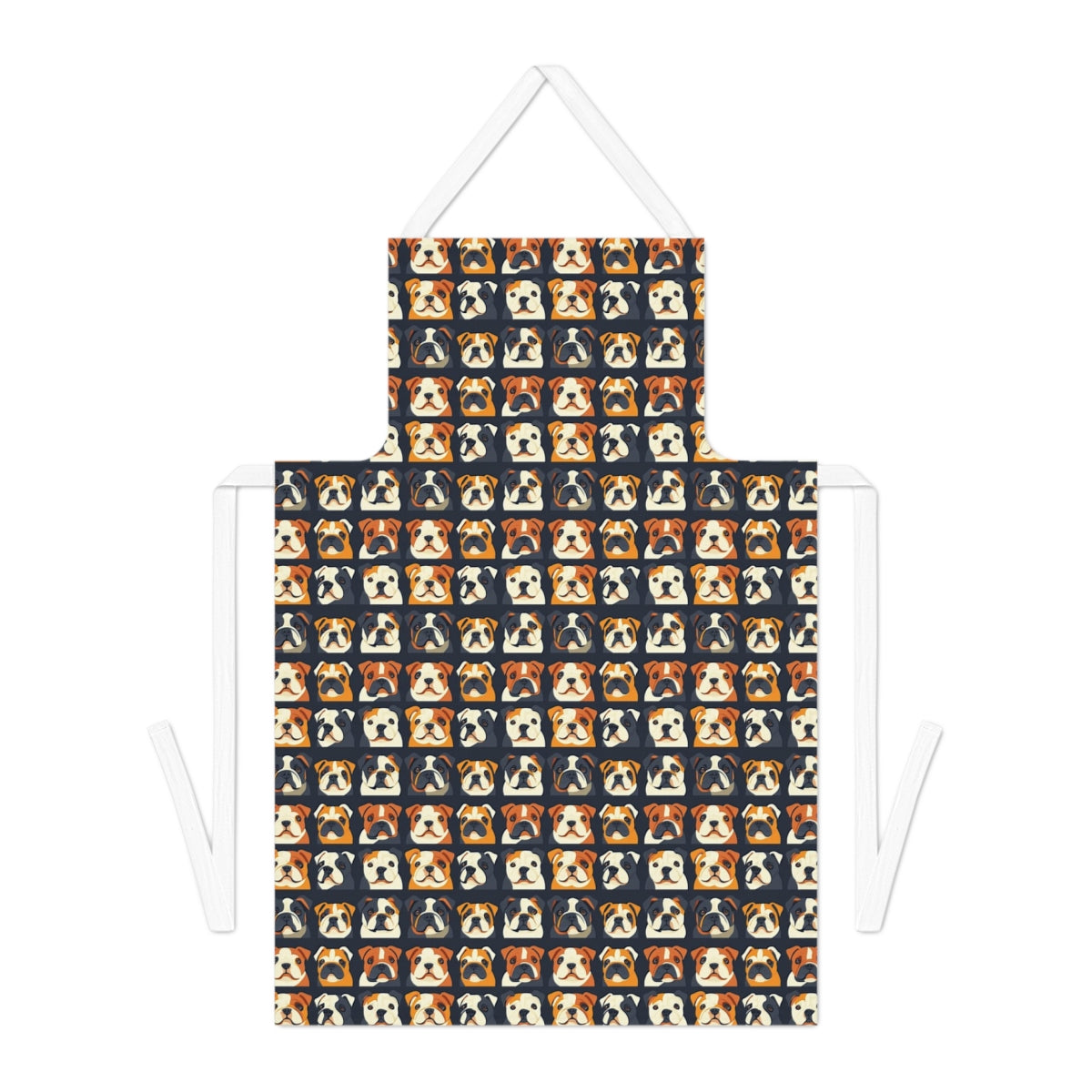 Bulldog Portrait Gallery Apron