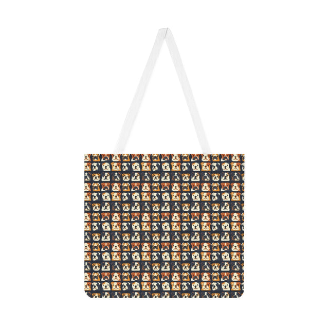 Bulldog Portrait Gallery Tote Bag