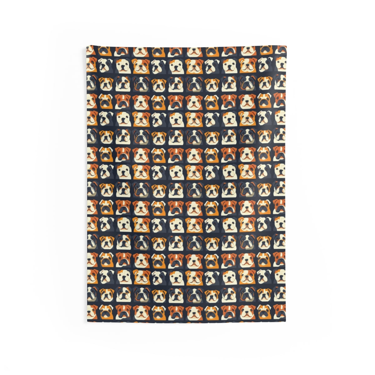 Bulldog Portrait Gallery Wall Tapestry