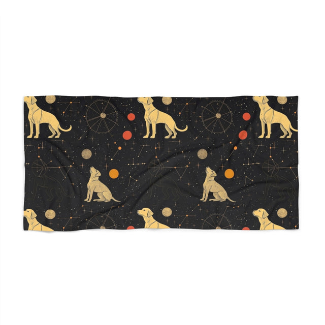 Celestial Companions Beach Towel