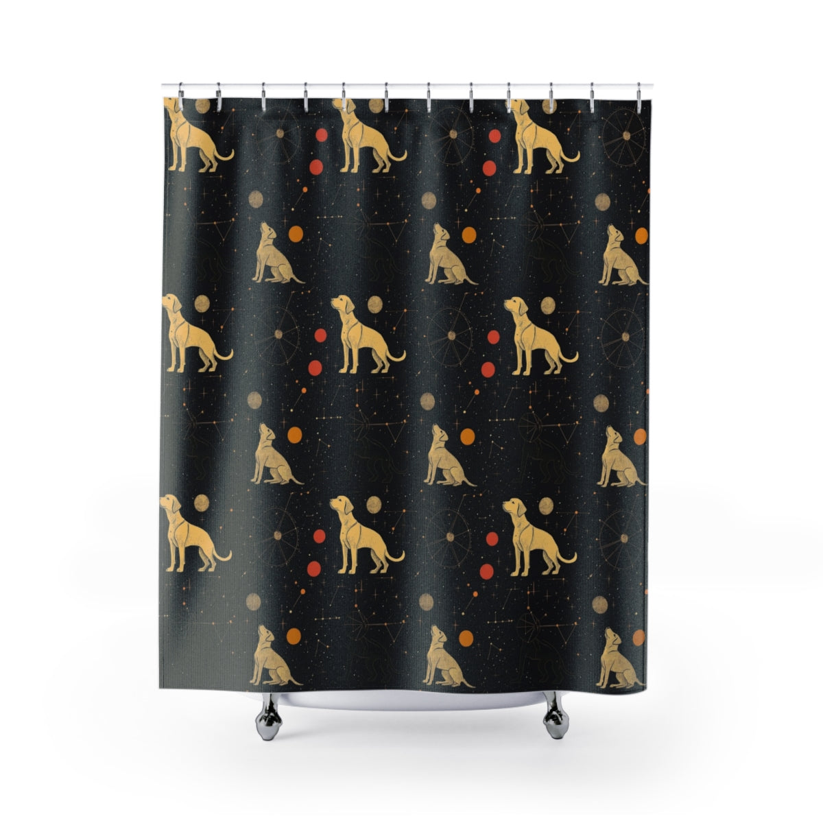 Celestial Companions Shower Curtain