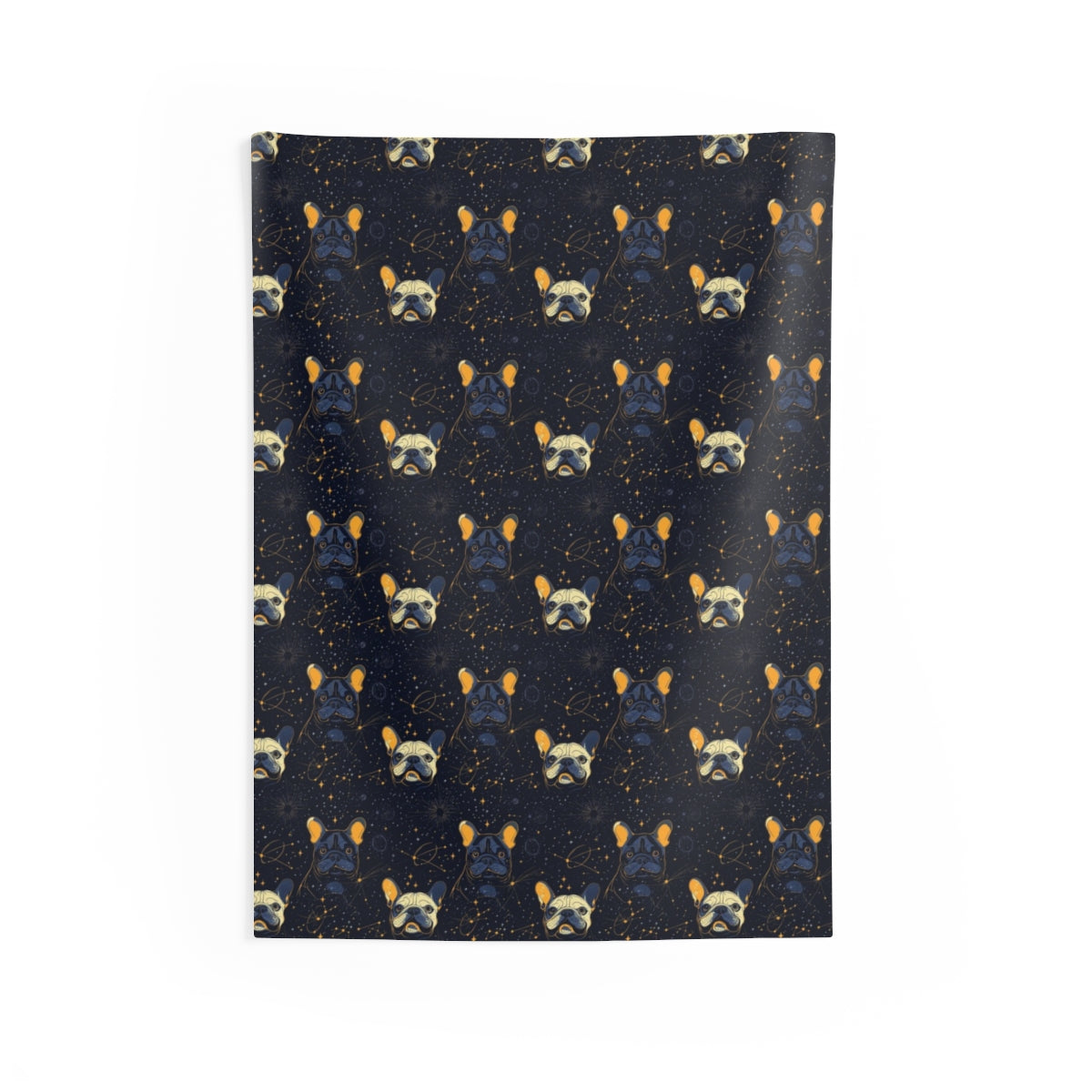 Celestial Frenchie Dreams Wall Tapestry